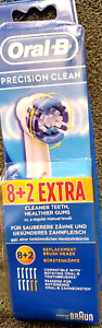 Genuine Original Oral-B Braun Precision Clean Replacement Toothbrush Heads 10 Pc