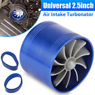 Universal Car Air Intake Turbonator Single Fan Turbine Gas Fuel Saver Turbo Blue (For: Scion xD)
