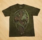 The Mountain T-shirt Anne Stokes Collection Tie Dye Dragon Woodland Guardian S