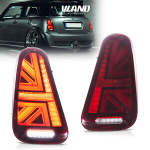 RED VLAND For Mini Cooper R50 R52 R53 2001-2006 LED Tail Lights W/Sequential (For: More than one vehicle)