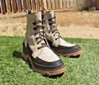 Sorel Brex Lace Up Heeled Women's Boots | Size 8 | Waterproof | Tan/Off-White