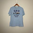 Y2K Dad Needs An Otter Beer Cotton T Shirt Funny Drinking Parenting Men SZ Large