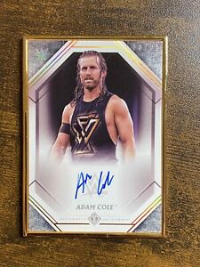 2021 Topps WWE Transcendent Auto ADAM COLE Gold Framed AUTOGRAPH 20/25