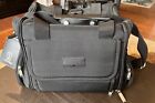 Travelpro Platinum Black Cargo Duffle Bag Detachable Shoulder Strap 16”x10”