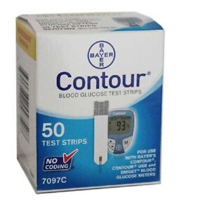 50 Contour Test Strips 1 Box of 50 ct -Freaky Fast Shipping!!!