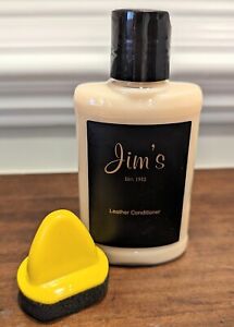 NEW Jim's Juice Leather Conditioner 120ml bottle with applicator