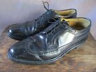 Florsheim Imperial Kenmoor black leather brogues wingtips dress shoes 10.5D