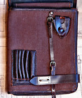 Vintage Leather Military Bag Map Rare Case Tablet Planshet Soviet Army Avgan uss