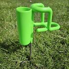 Bank Pipe Rod Holder- FITS UP to Three RODS in Each Rod Holder for Fishing fr...