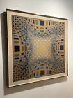 Victor Vasarely Riddles 1974 Hand Signed & Numbered Screenprint Museum frame