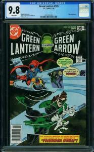 Green Lantern #105 CGC 9.8 DC 1978 Green Arrow! NM/Mint White Pages G11 324 1 cm