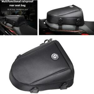 Waterproof Motorcycle Riding Tail Bag Back Seat Storage Case Touring Saddle Bag (For: Indian Roadmaster)