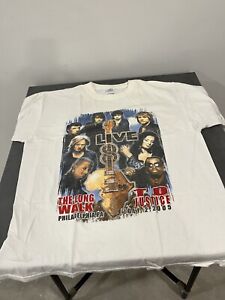 Vtg 2005 Long Walk To Justice Concert XL T Shirt P Diddy Bon Jovi Jay Z Maroon 5