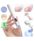 Portable Mini UV GEL Nail Lamp LED Light Dryer Gel Manicure Curing Machine White