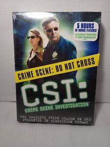 CSI: Crime Scene Investigation - The Complete 3rd Season DVD, 2004, New, Sealed