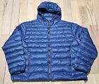 NWOT Polo Ralph Lauren Men’s Big&Tall Navy Blue Packable Hooded Puffer Jacket