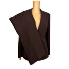 Le Suit Women Polyester Pant Suit Size 10 Brown Lined Notch Collar 2 Piece