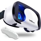 VR Headset with Controller Adjustable 3D VR Glasses Virtual Reality Headset HD