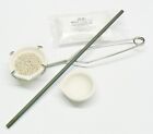 Melting Kit Gold & Silver Crucibles Set Handle Carbon Rod Flux Torch Melt Scrap