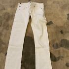 Citizens of Humanity Jeans Womens 27 White Racer Low Rise Skinny Denim Stretch