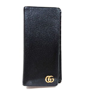 Gucci Long Wallet  Black Leather 3255778