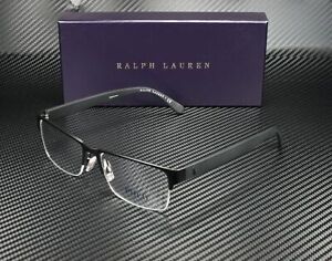 RALPH LAUREN POLO PH1164 9038 Matte Black Demo Lens 56 mm Men's Eyeglasses