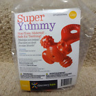 Discovery Toys Super Yummy Teether, red nubby , NEW