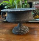 Vintage Metal Metal Iron Foundry Casting Pot Stand Garden Planter handles bowl