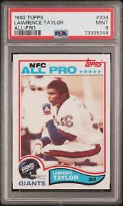 1982 Topps Lawrence Taylor #434 PSA 9 rookie card RC