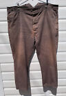 Men's Frontier Classic Western Outlaw Stripe Pants, Size 54, Brown/Black Striped