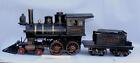 Large 42in Antique Bench Made Live Steam 1860s Style T&B RR Locomotive & Tender