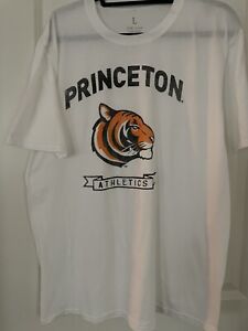 Mens Princeton Tigers Vintage Cotton T-Shirt Size Large football Athletics NEW