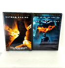 New ListingBatman Begins / The Dark Knight (2005, 2008 Wide/Fullscreen, DVD lot of 2)