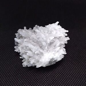 Quartz Crystal, cluster, specimen, display, mineral, white, clear, #R-2641