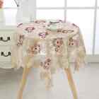 Table Cover Rectangular/Square/Round Tablecloth Embroidered Lace Tables Cloth