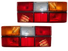 Tail Light pair BLACK center molding NEW complete assembly for VOLVO 240 1986-93 (For: Volvo 240)