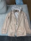 Womens Tan Spring Trench coat With Hood