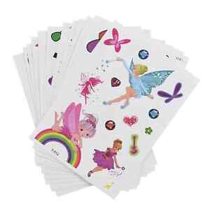 12 Sheets Multi Color Flying Angel Pattern 3D Temporary Tattoos Stickers Gifts