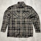 OTHER UK Men's Small Shirt Plaid Long Sleeve Button Up Made in United Kingdom