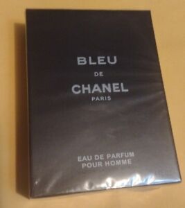 BLEU DE CHANEL by CHANEL Paris Men's Eau de Parfum Spray, 3.4 oz, 100 ml, NIB