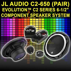 JL AUDIO C2-650 2WAY EVOLUTION SERIES COMPONENT SPEAKER SYSTEM 6.5 INCH 6-1/2