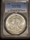 1986 $1 PCGS Certified MS69 Silver Eagle