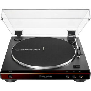 Audio-Technica Consumer AT-LP60X Stereo Turntable (Brown & Black)