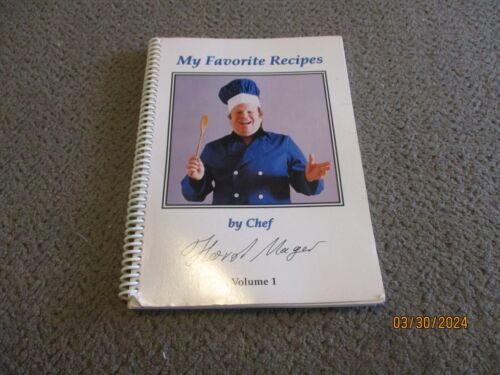My Favorite Recipes Volume 1 (1994) by Chef Horst Mager Vintage Cookbook