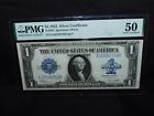 1923 $1 BILL SILVER CERTIFICATE- FR#237 - PMG 50 - ABOUT UNCIRCULATED..
