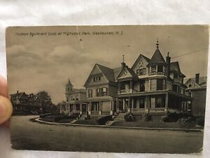 1908 Hudson Blvd. at Highland park Postcard, WEEHAWKEN, N. J.