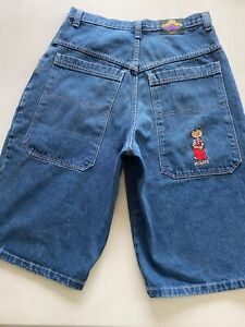 Vintage Menace Baggy Extra Wide Leg Denim Jeans Size 34 Blue 90's Rare JNCO