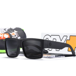 New Spy Cyrus Men's HD Polarized Sunglasses Matte Black Happy Lens Shades Brand