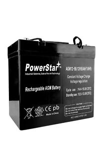 Powerstar - 12V 55Ah Scooter Battery UB12550 Group 22NF for Pride Jazzy 1115