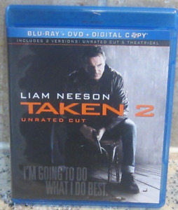 Taken 2 (Unrated Cut & Theatrical Versions  [Blu-ray] - Ships free- VERY GOOD